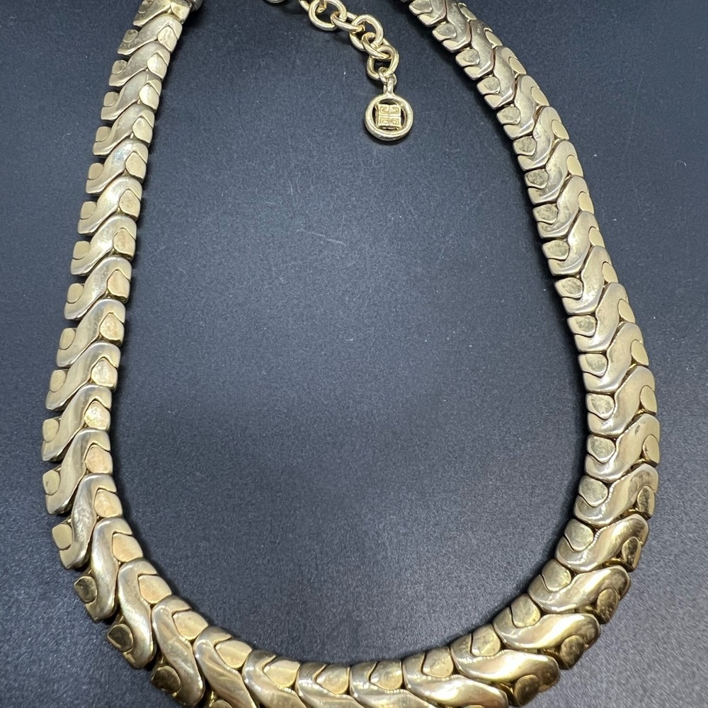 Givenchy Chain Gold Tone Necklace